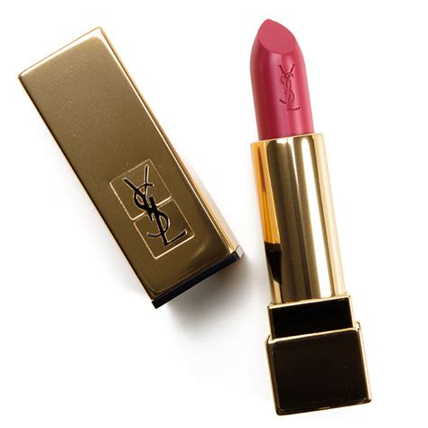 ysl 04 rouge vermillion试色|YSL Rouge Vermillon, Fuchsia Heroine, Rose Stiletto Rouge.